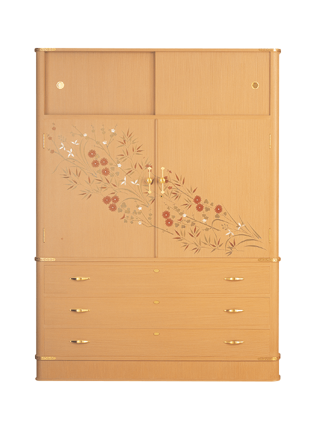 花梨タンス 高級箪笥 豪華 螺鈿細工 花梨 5段チェスト サイドチェスト