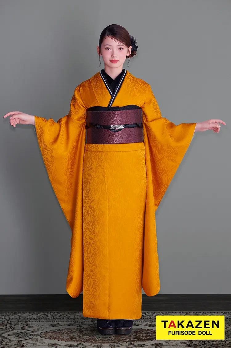 ヴィンテージスタイル からし/マスタード 無地 シンプル 個性派 目立つ