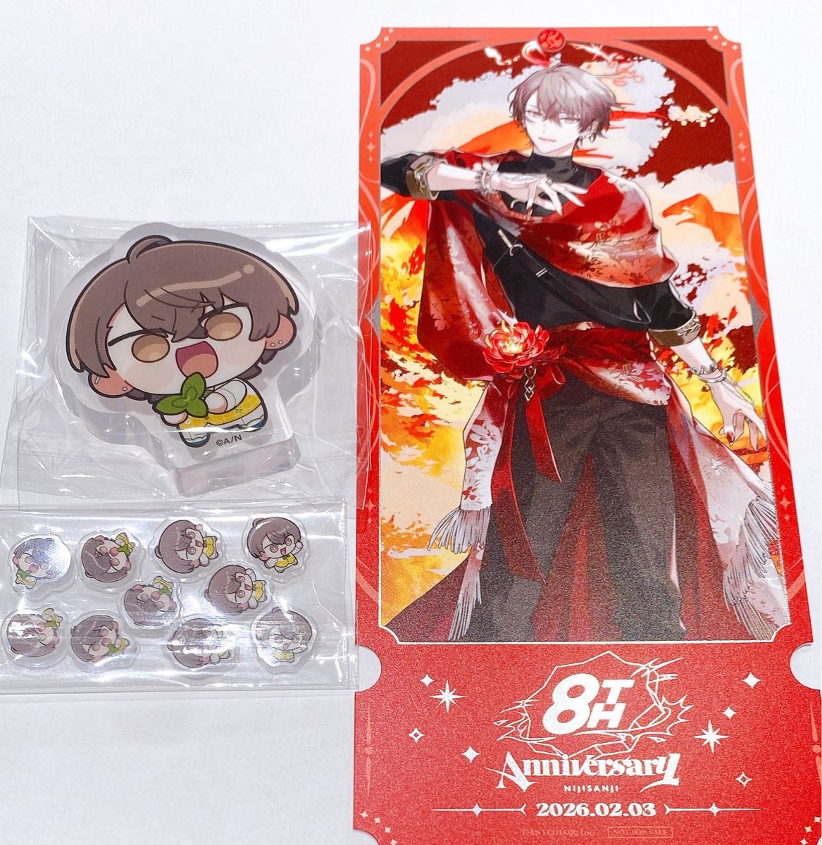 にじさんじ 加賀美ハヤト ライブ FC特典メモリアルチケット 銀テープ