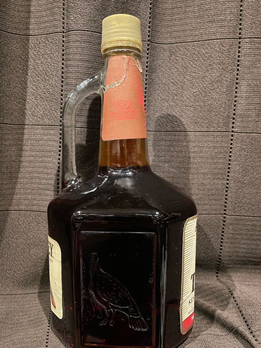未開栓WILD TURKEY 8年 旧ラベル1750ml ウイスキー