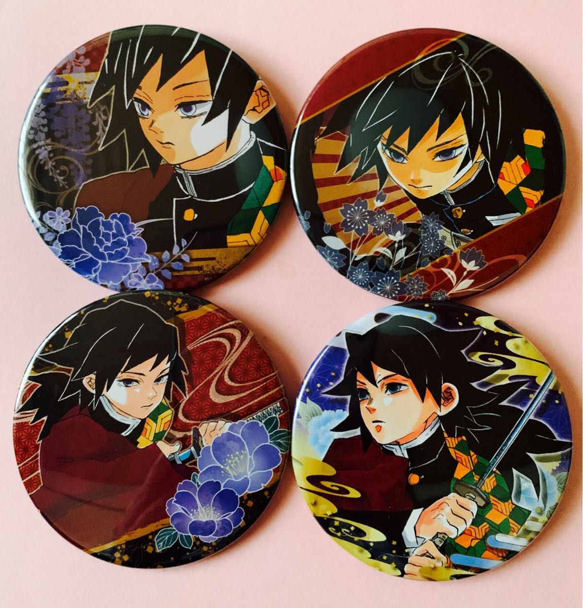 鬼滅の刃 冨岡義勇 コレクション缶バッジ 原作缶バッジ 第1弾 鬼