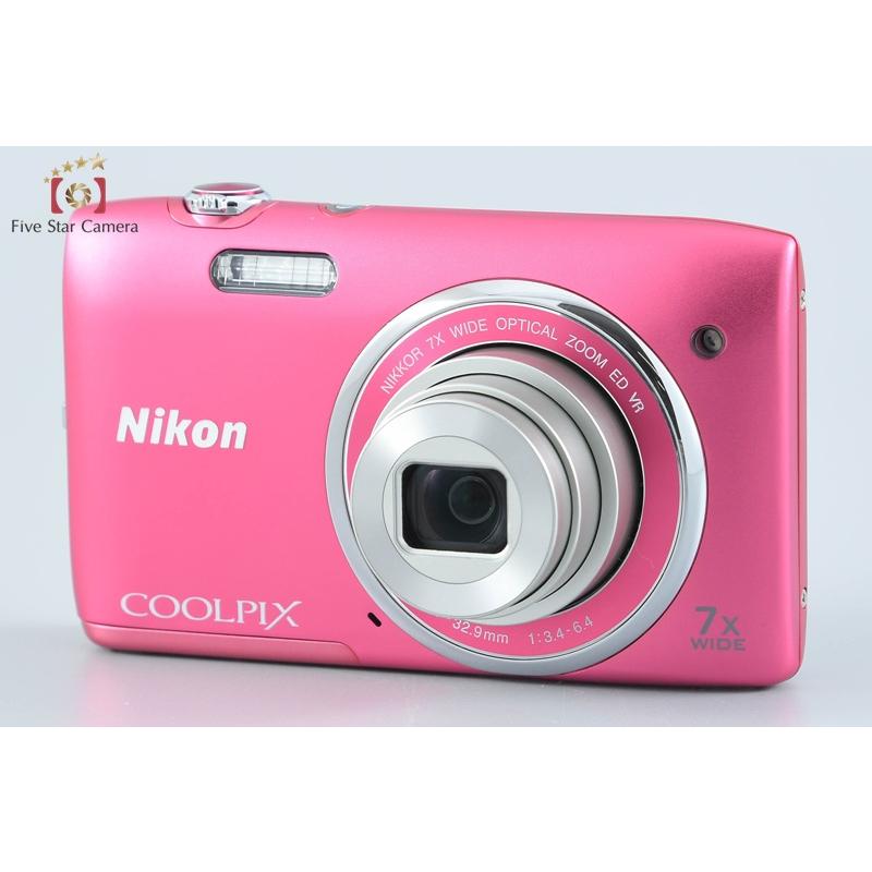 Nicon ニコン デジタルカメラ デジカメ COOLPIX S3500 ピンク Amazon