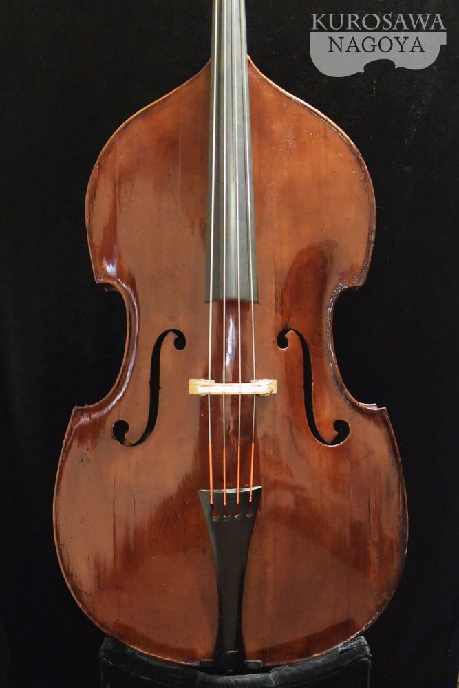 個人製作家 No Label Saxonian Contrabass ca.1900 | 【クロサワ楽器店