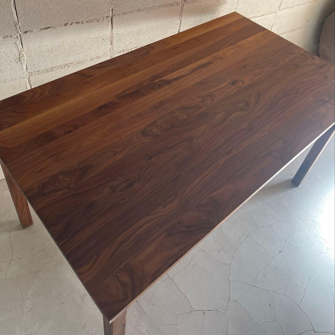 美品　MUJI 無印良品　ダイニングテーブル　ウォールナット 無垢材　木製