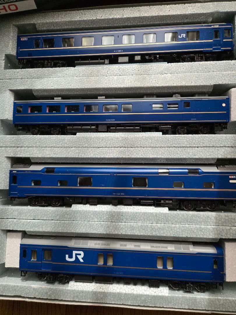 KATO HOゲージ 特急「北斗星」 4両セット 3-515 美品