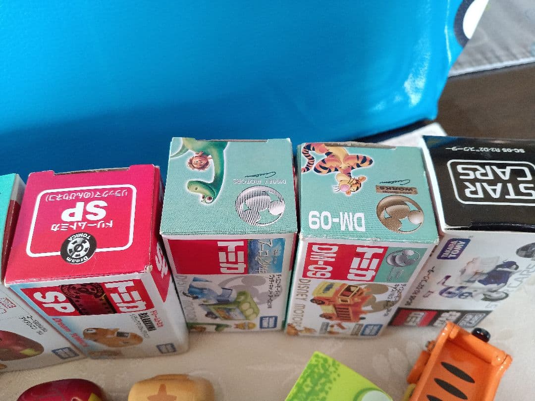 ディズニー ミニカーセット トミカ　まとめ売り　15台　中古　箱あり